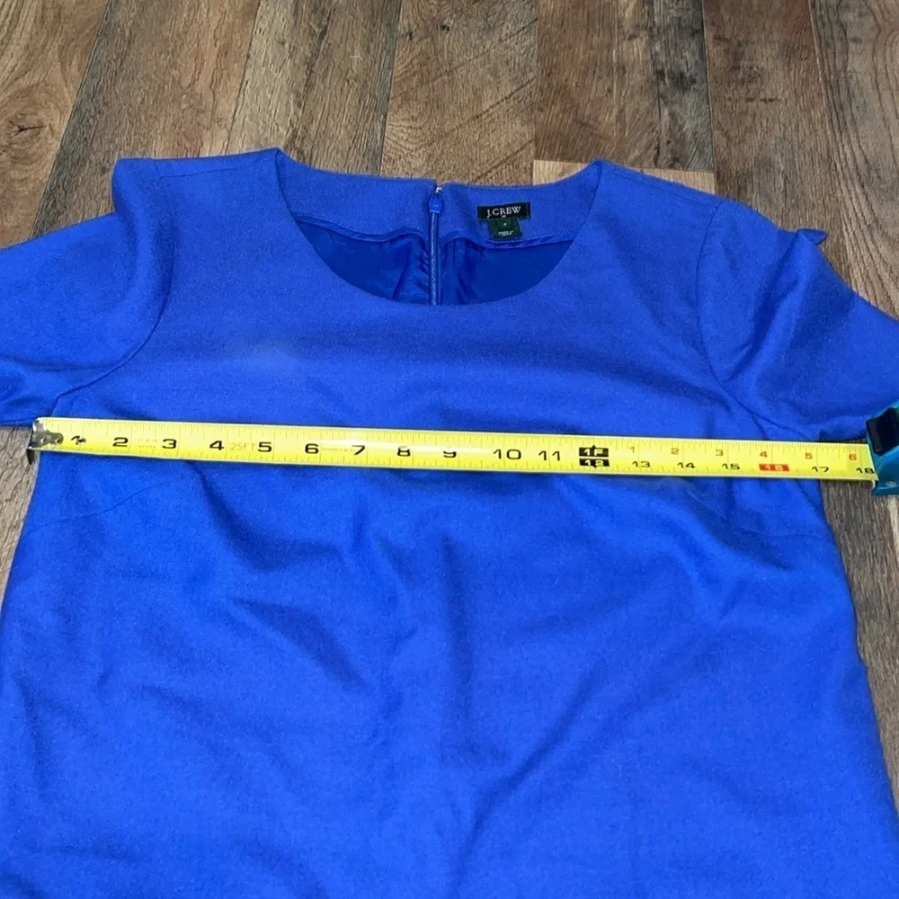 J Crew Wool Blend Mini Dress.  Fully‎ lined.  Size 0